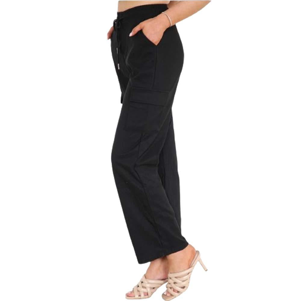 Women Ladies Cargo Slim Fit Pocket Trouser Combat Work Bottom Casual Sport Wear UK