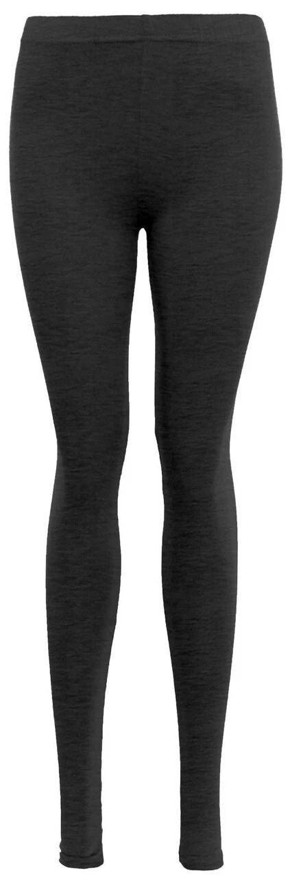 Womens Plain Leggings Ladies Stretchy Soft Elasticated Waist Viscose Basic 8-26